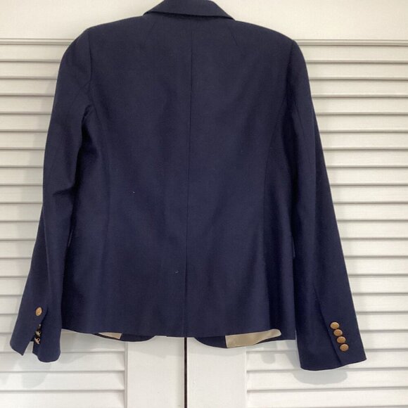 NWT J. Crew Navy Keating Boy Blazer 28639 Size 6 Gold Buttons - Picture 3 of 14